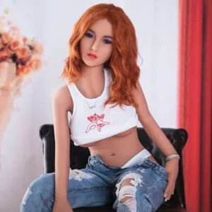 148145 – Realistic Redhead TPE Doll – Life-Size Full-Body Male Masturbator with Oral, Vagina & Breasts for Adults