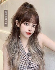 Versatile Synthetic Wig for Dolls – Variety of Styles and Colors to Customize Your Doll’s Look product image showing body appearance and material texture