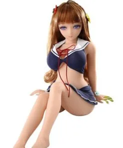 65cm anime Full-Body TPE Doll – Realistic, Poseable Figure with Articulated Skeleton product image showing body appearance and material texture