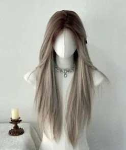 Synthetic Doll Wigs Long Short Two-Tone Hairstyles Custom - view 10