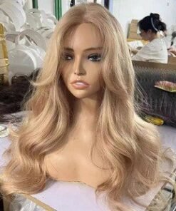 Premium Long Synthetic Wig for Dolls – Variety of Styles, Ideal for Customizing Your Doll’s Look product image showing body appearance and material texture