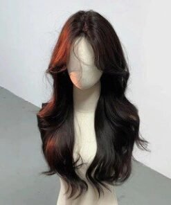 Premium Long Synthetic Wig for Dolls – Variety of Styles, Ideal for Customizing Your Doll’s Look product image showing body appearance and material texture