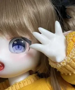40cm Kiki Miniature Doll with Skeleton – Realistic Lifelike Body, Customizable Posing, Perfect for Collectors SF4031 product image showing body appearance and material texture