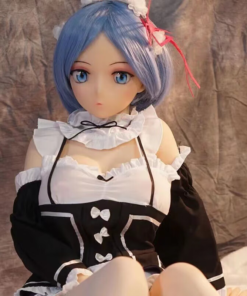 65cm/80cm anime remu Full-Body TPE Doll – Realistic, Poseable Figure with Articulated Skeleton