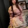 Mary Asian Silicone TPE Love Doll Dcup LifeSize Dual main view Mary Realistic Asian Silicone Head TPE Love Doll Dcup Life-Size Full-Body Doll with Dual Material Design. product image showing body appearance and material texture