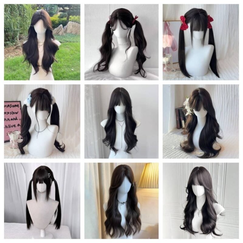 Customizable Long Black Synthetic Wig Dolls Versatile main view Customizable Long Black Synthetic Wig Dolls Versatile Customizable Long Black Synthetic Wig Dolls Versatile Main View 主图