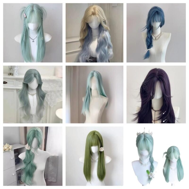 Colorful Synthetic Wig Set Dolls Long Customizable main view Colorful Synthetic Wig Set Dolls Long Customizable Colorful Synthetic Wig Set Dolls Long Customizable Main View 主图