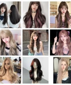 Premium Long Synthetic Wig for Dolls - Variety of Styles, Ideal for Customizing Your Doll's Look