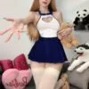 Sexy Heart Cutout Sailor Lingerie Costume WildNightSexDoll - main view