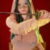 165cm/5ft5 G-cup Persian Assassin Doll Azura With TPE Head product image showing body appearance and material texture