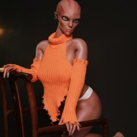 153CM-5.02FT Full Silicone sexdoll Alien Tindra...