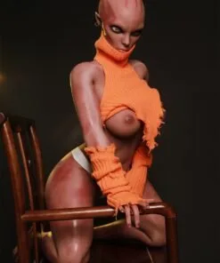 153CM-5.02FT Full Silicone sexdoll Alien Tindra 30F(Cup) product image showing body appearance and material texture
