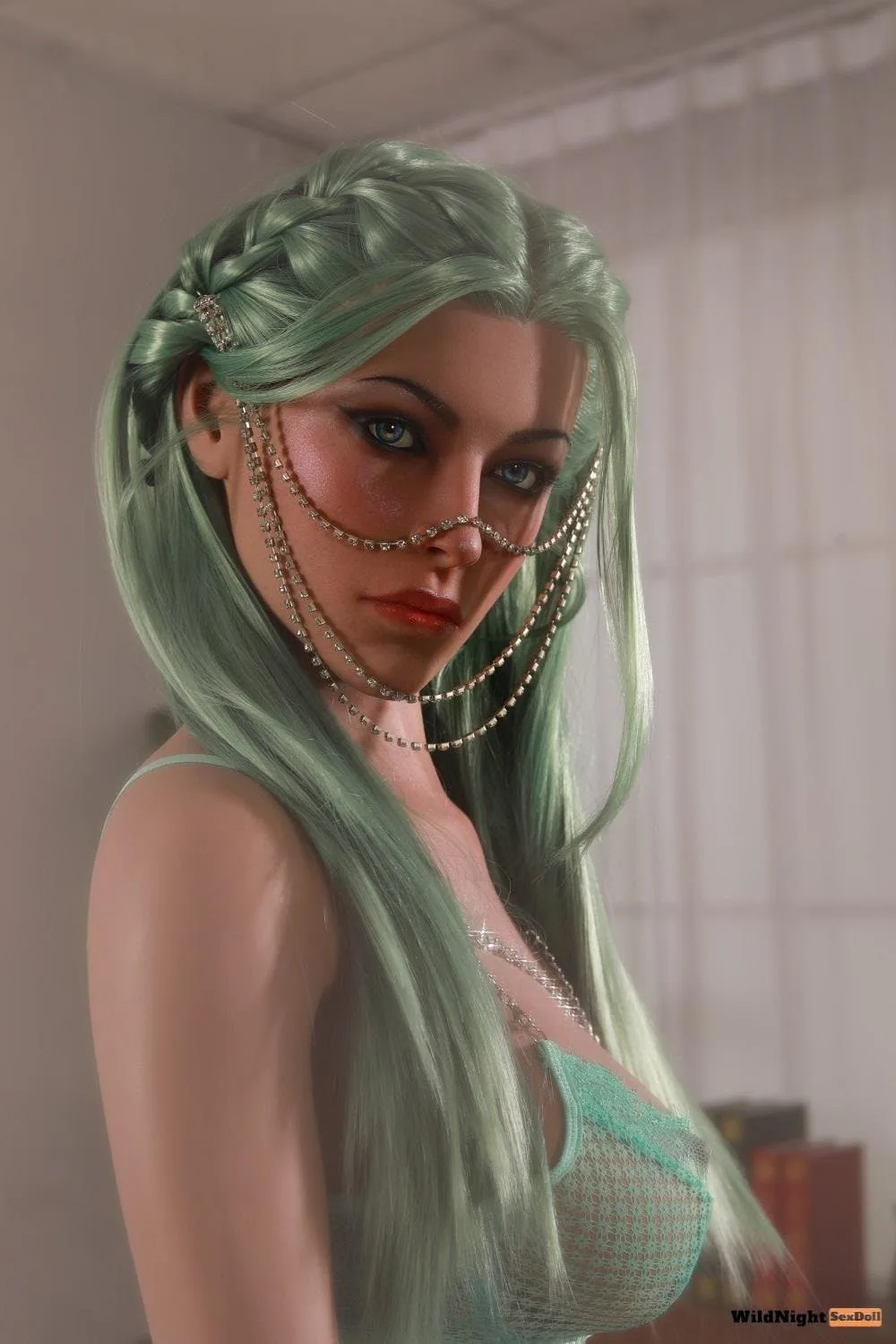 168CM-5.51FT Full Silicone sexdoll Ifeoma 30E(Cup) product image showing body appearance and material texture