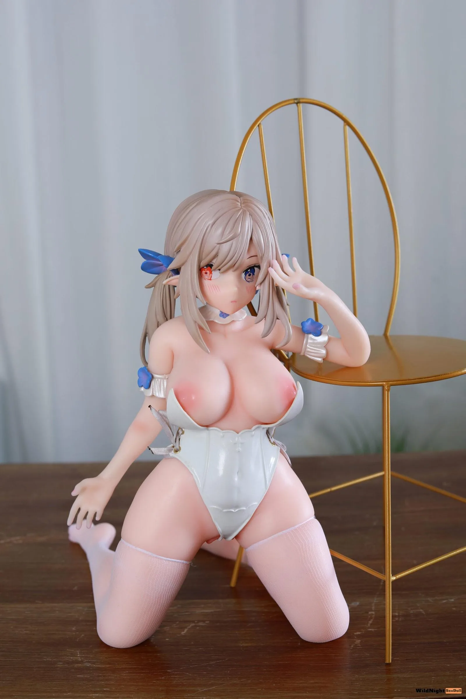 Kirara – 50cm anime Full-Body Silicone Doll – Realistic, Poseable Figure with Articulated Skeleton product image showing body appearance and material texture