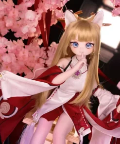 45cm/68cm anime Full-Body TPE Doll – Realistic, Poseable Figure with Articulated Skeleton