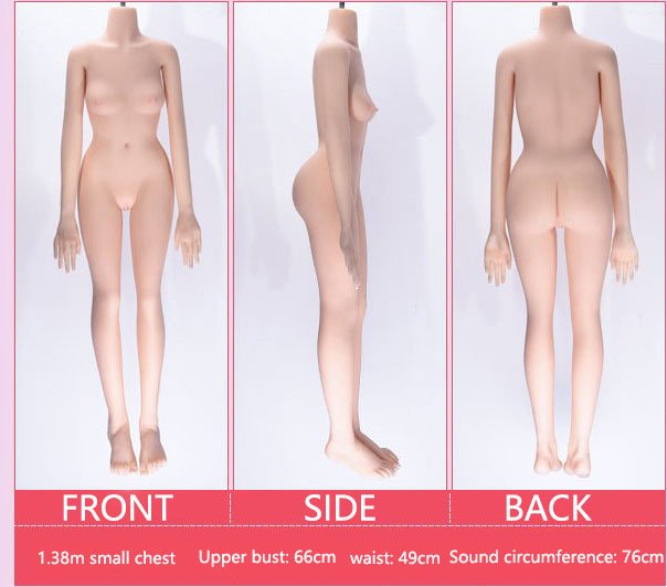 Customize Japanese 158cm 622inches Medium Breast Skinny Doll 体型图 21