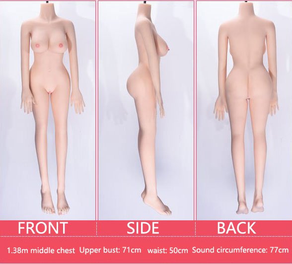 Customize Japanese 158cm 622inches Medium Breast Skinny Doll 体型图 23