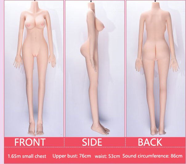Customize Japanese 158cm 622inches Medium Breast Skinny Doll 体型图 51
