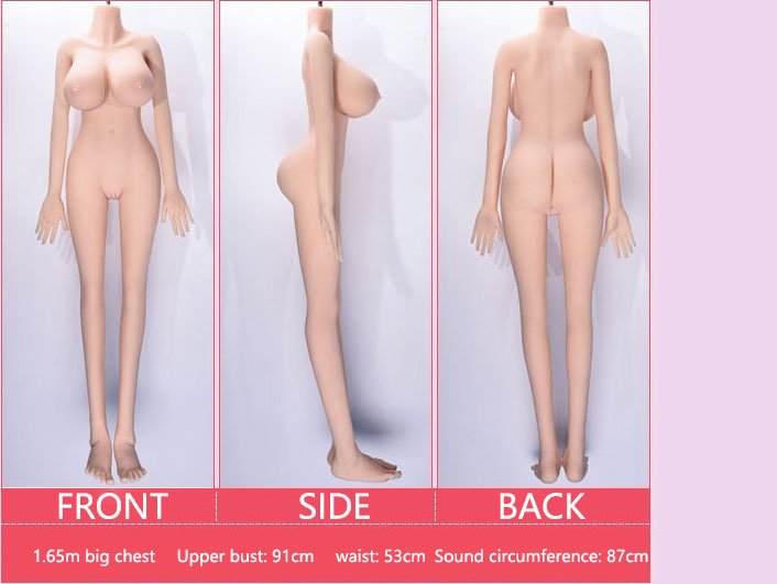 Customize Japanese 158cm 622inches Medium Breast Skinny Doll 体型图 55
