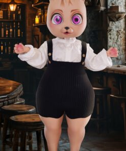 Dolls Castle 92CM Full Silicone Bear Doll – Lifelike Fantasy Companion with Adorable Design