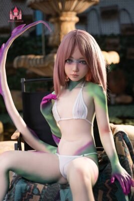 Ruoxi - Lifelike Full Silicone Lizard Girl Doll with Tail