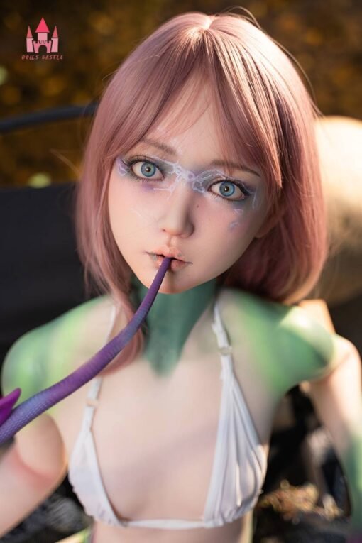 Ruoxi Lifelike Full Silicone Lizard Girl Doll with Tail Ruoxi 132cm a S16 004