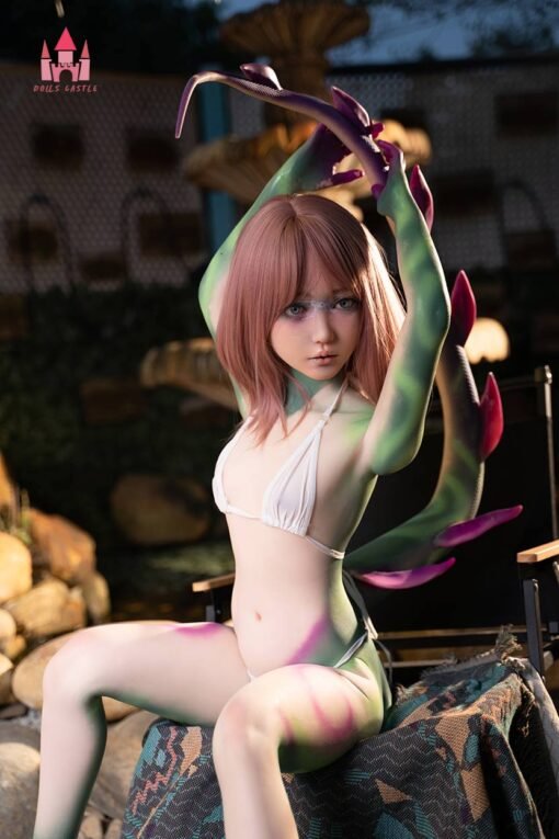Ruoxi Lifelike Full Silicone Lizard Girl Doll with Tail Ruoxi 132cm a S16 005