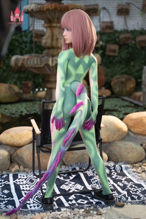 Ruoxi Lifelike Full Silicone Lizard Girl Doll with Tail Ruoxi 132cm a S16 025