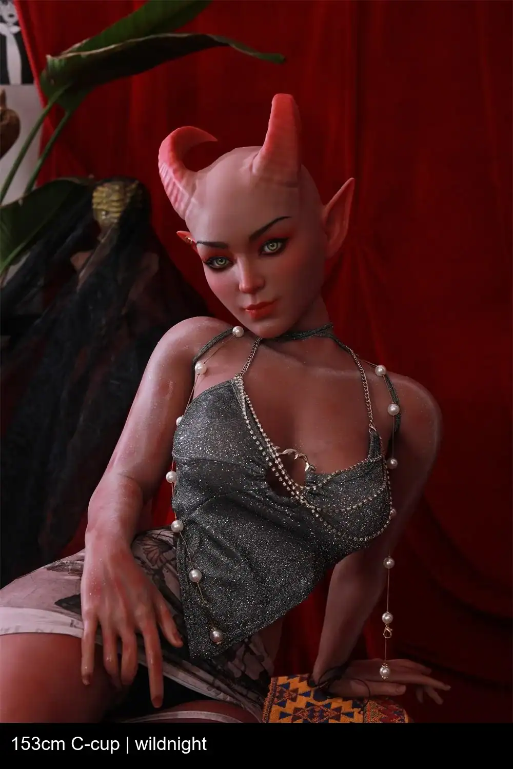 153cm C cup sex doll realistic 153cm 502ft Full Silicone Sexdoll Devil Zara 30fcup 153cm C Cup Sex Doll Realistic Luna 153cm c cup 2 3