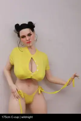 175CM-5.74FT Vollsilikon Sexdoll Kongfu chunli 30L(Cup)