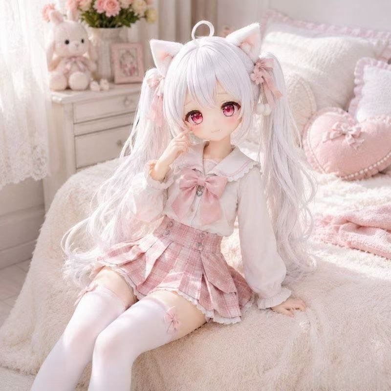 Yume 85cm Anime Poseable Figure TPE main view Yume - 68cm Mini Anime Poseable Figure, TPE Body PVC Head product image showing body appearance and material texture