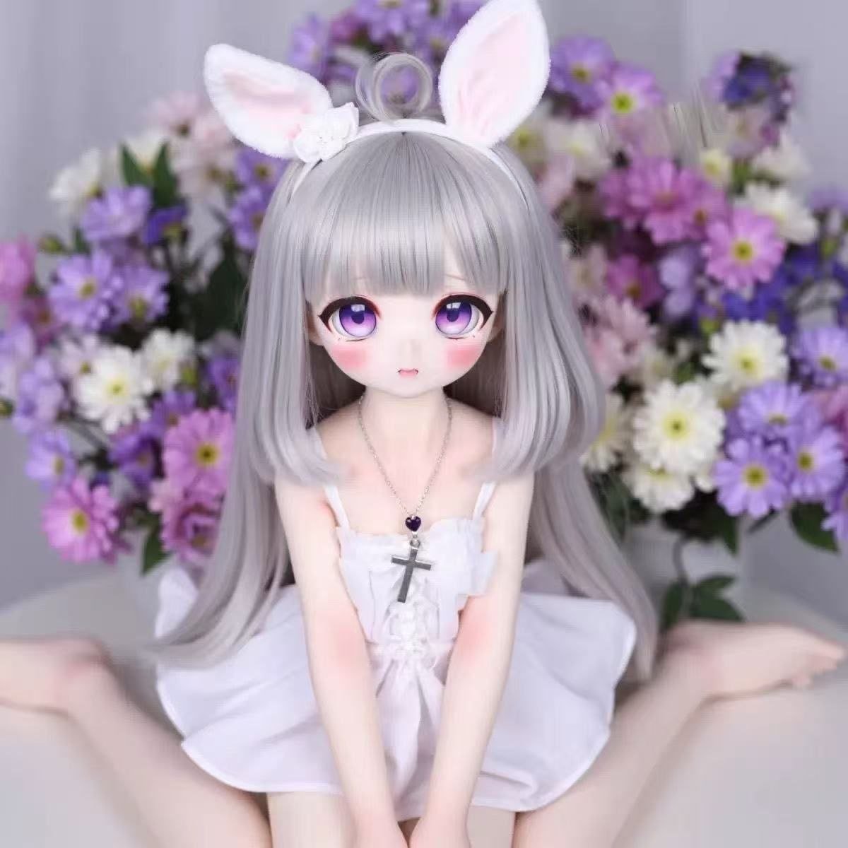 Luna 85cm Anime Poseable Figure TPE main view Luna - DD019 68cm Mini Anime Poseable Figure, TPE Body PVC Head product image showing body appearance and material texture