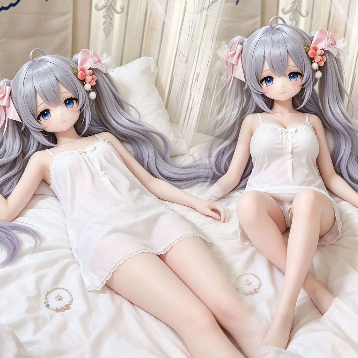 Luna 85cm Anime Style Poseable Figure TPE view 2 Luna 68cm Anime Style Poseable Figure Tpe Luna 85cm Anime Style Poseable Figure Tpe View 2 Dd020 Dd020 luna 68cm anime doll bed poses two dolls