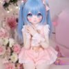 Miku 85cm Anime Style TPE Figure main view Miku - 68cm Anime Style Full-Body TPE Figure with Articulated Skeleton with Articulated Skeleton, TPE Body PVC Head, SKU: DD030 product image showing body appearance and material texture