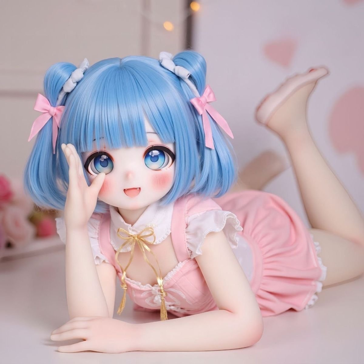 Miku 85cm Anime Style TPE Figure view 2 Miku 85cm Anime Style Tpe Figure Miku 85cm Anime Style Tpe Figure View 2 Dd030 Dd030 miku lying pose playful