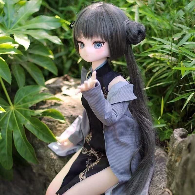 Mei 85cm Anime TPE Figure view 4 Mei 85cm Anime Tpe Figure Mei 85cm Anime Tpe Figure View 4 Dd031 Dd031 mei seated pose nature setting cheongsam
