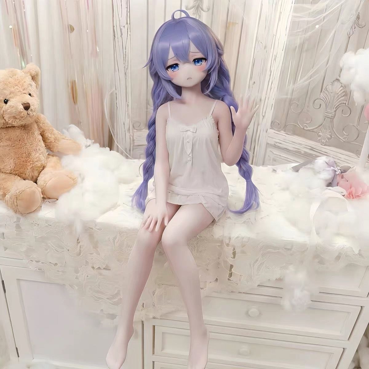 Lyra 85cm Anime TPE Figure view 3 Lyra 68cm Mini Anime Tpe Figure Lyra 85cm Anime Tpe Figure View 3 Dd034 Dd034 lyra full body seated bedroom