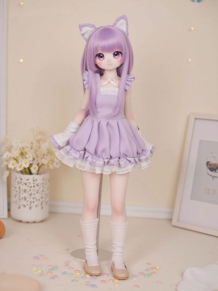 Luna 85cm Anime Style Poseable Figure TPE view 4 Luna 68cm Anime Style Poseable Figure Tpe Luna 85cm Anime Style Poseable Figure Tpe View 4 Dd043 Dd043 luna full body display pastel outfit