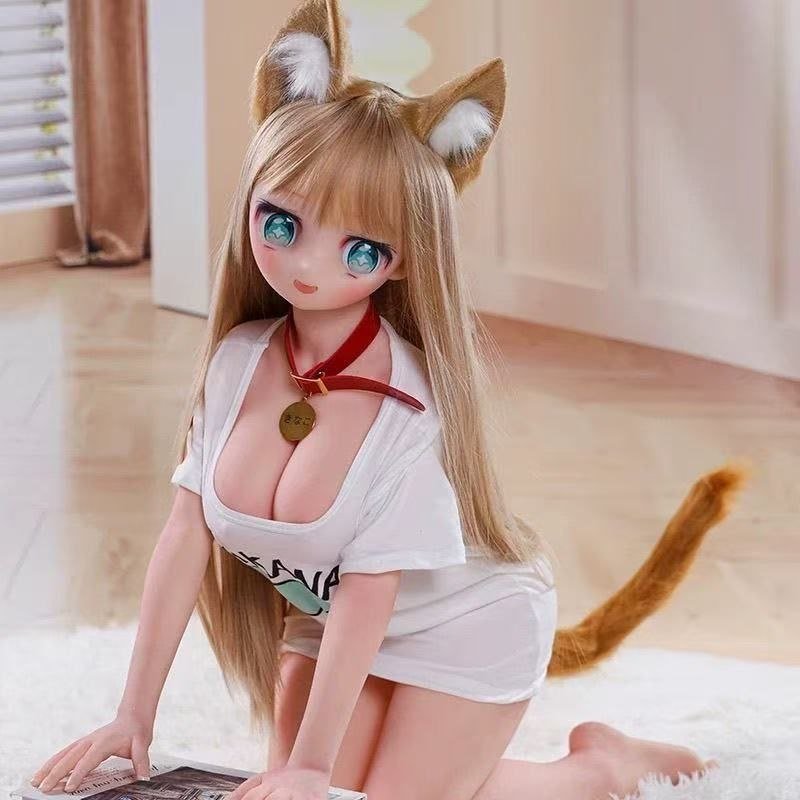 Sakura 85cm Anime TPE Figure main view Sakura - DD046 68cm Mini Anime Full-Body TPE Figure with Articulated Skeleton with Articulated Skeleton, TPE Body PVC Head product image showing body appearance and material texture