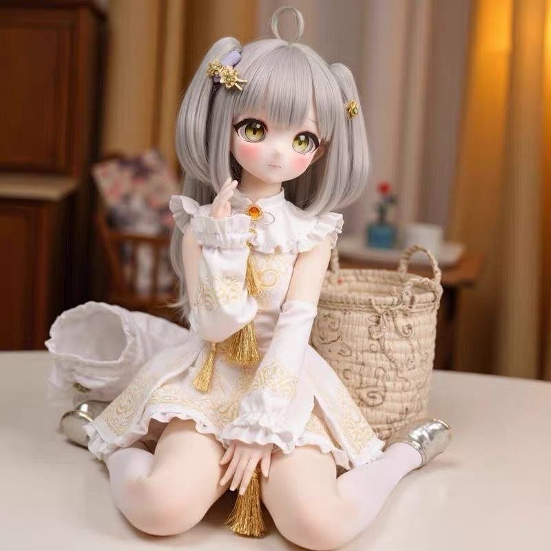 Aiko 85cm Anime TPE Figure main view Aiko - 68cm Anime Full-Body TPE Figure with Articulated Skeleton with Articulated Skeleton, TPE Body PVC Head, SKU: DD057 product image showing body appearance and material texture