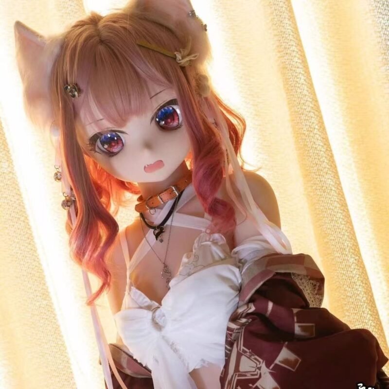 Mika 68cm Mini Anime Tpe Figure Mika 85cm Anime Tpe Figure Main View Dd059 Dd059 mika face close up cat ears pink hair