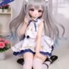 DD066 Seraphina 85cm TPE anime doll, kneeling pose showcasing her detailed sailor outfit and lifelike features.