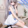 DD066 Seraphina 85cm TPE anime doll, elegant side profile pose highlighting her slender form and detailed craftsmanship.