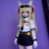 Kitsune - 85cm Anime Full-Body TPE Figure with Articulated Skeleton, SKU: DD074-85 product image showing body appearance and material texture