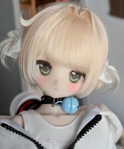 Home Sexdollwildnight comyour Perfect Companion Awaits Dd078 Momo 85cm Tpe Anime Doll Close up of Her Face with Striking Green Eyes and Blonde Bob Hairstyle Dd078 Dd078 momo face close up green eyes blonde hair
