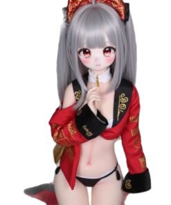 Home Sexdollwildnight comyour Perfect Companion Awaits Dd084 Akari 85cm Tpe Realistic Doll Front View Highlighting Her Detailed Anime inspired Outfit and Delicate Features Dd084 Dd084 akari front view detailed outfit