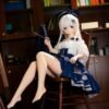 DD093 093cm unknown realistic doll, full body front view