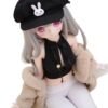 DD096 Luna 85cm TPE doll, angled pose with soft lighting, showcasing her slender figure and stylish outfit details.