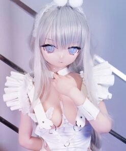 Home Sexdollwildnight comyour Perfect Companion Awaits Dd101 Luna 68cm Tpe Anime Doll Showcasing Her Elegant White Outfit and Delicate Features Dd101 Dd101 luna elegant pose white outfit