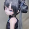DD103 Mei 68cm TPE anime doll, side profile showing her hairstyle with butterfly clip.